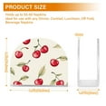 thumbnail image 4 of Yayeee Napkin Holder for Table Kitchen Paper Tissue Organization, Red Cherry, 4 of 8