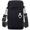 thumbnail image 1 of Laklulu Bolso para teléfono, cartera, bolso cruzado, bolsillos espaciosos y ligeros, brazalete deportivo para teléfono inteligente para hombres y mujeres, 1 of 6