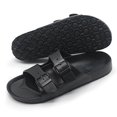 thumbnail image 2 of Sandales Légères Confortables pour Femmes Eva Réglable Double Boucle Sandales Plates Chaussures pour Femmes Filles, 2 of 5