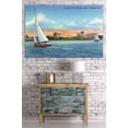 thumbnail image 3 of Bradenton, Florida, Sailboat on Manatee River (36x54 Giclee Gallery Art Print, Vivid Textured Wall Decor), 3 of 3