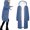 Navy, variant on Women's Jacket Winter Warm Hooded Coat Long Cardigan Zipper Drawstring Thin Open Front Outwear Tops Soft Cozy Lightweight