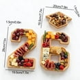 thumbnail image 4 of 2026 Graduation Decorations - Wood Number 26 Charcuterie Board with Grad Tray, Class of 2026 Graduation Party Supplies, Large Wood Food Serving Trays for Meat Fruit Cheese Snacks and Desserts, 4 of 9