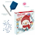 thumbnail image 5 of Diamond Dotz Christmas Trio Snowman Dotz Box Winter Diamond Painting Kits for Adults - Diamond Art Kits a Relaxing Creative Craft Kit with Dotz Gems 8.7"x8.7", 5 of 7