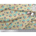 thumbnail image 2 of Soimoi polyester Crepe Fabric Leaves & Floral Artistic Print Fabric by Yard 42 Inch Wide, 2 of 5