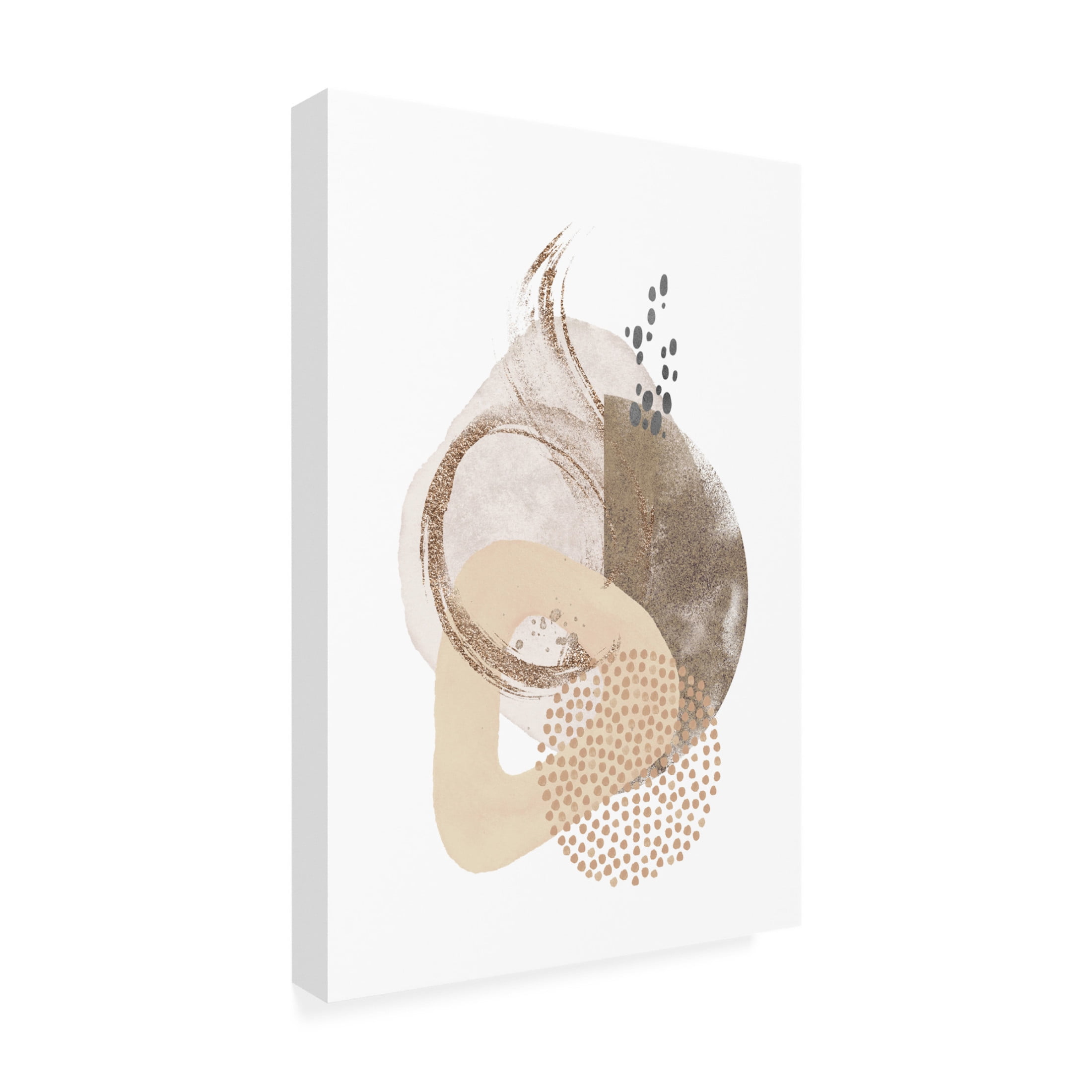 Trademark Fine Art Sally Ann Moss Neutral Silk 1 Canvas Wall Art