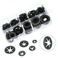 thumbnail image 3 of 280Pcs Internal Tooth Washers Assortment Kit, 7 Sizes M3/M4/M5/M6/M8/M10/M12 Quick Star Locking Washers, 65Mn Steel, 3 of 6