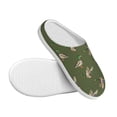 thumbnail image 3 of Lsque Birds Wild Ducks Pattern Womens Comfort Cotton on Scuff With Memory Foam and Anti-skid Sole Slipper-44/45, 3 of 7