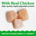 thumbnail image 4 of Greenies Feline Smart Purees Chicken Healthy Indoor Lickable Cat Treats, 0.49 Oz Tubes (20 Count), 4 of 6