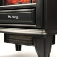 thumbnail image 2 of e-Flame USA Aspen Freestanding Electric Fireplace Stove, 3D Log, and Fire Effect (Black), 2 of 11