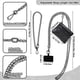 thumbnail image 4 of Correa de teléfono con cartera XANGNIER ajustable antirrobo negra, 4 of 7