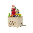 thumbnail image 2 of 4.75" Graupner Santa with Toys Christmas Hand Crank Music Box, 2 of 2