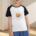 thumbnail image 4 of Cethrio Kids Girls T-shirts, Short Sleeve Casual Summer Crewneck Graphic Tees Black Size 6, 4 of 4