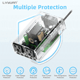 thumbnail image 3 of 500W Modified Sine Wave Power Inverter 12V DC to 110V AC Vehicles Converter 2 AC Outlets + 2USB Charger Car Plug Adapter for Laptop, Computer, Car, RV, Camping & Home Red, 3 of 8