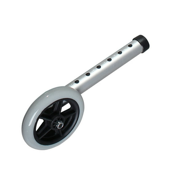Walker Wheel,5 in Caster Wheel Universals Walker Wheel with 8 Height Adjustable Replacement Walker Rollator Accessories