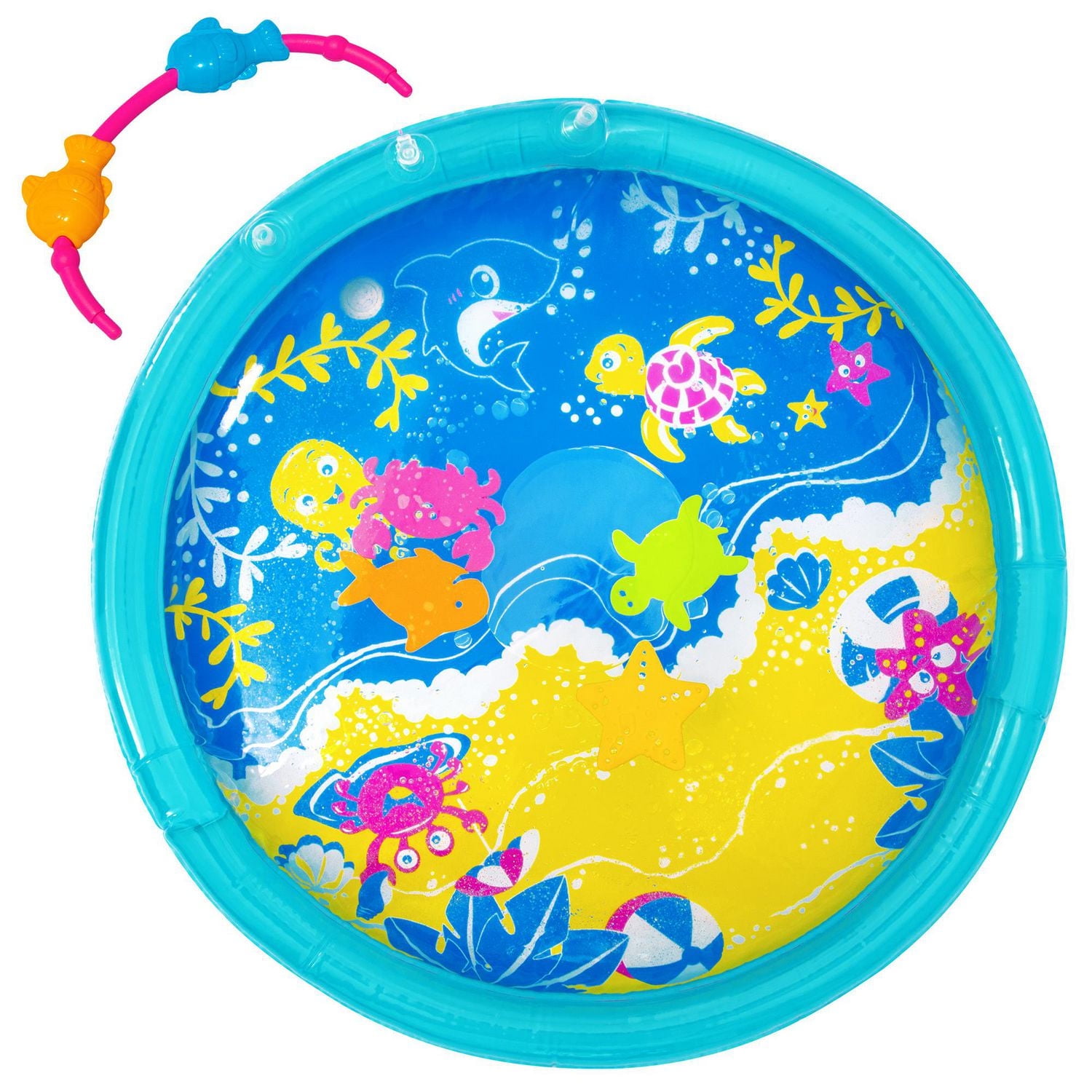 Spark Create Imagine Water Bubble Activity Center Ocean Waves Play Mat, Water Bubble Activity Center