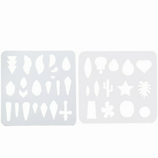 GENEMA 12 Pieces Christmas Stencils Template Reusable Plastic Craft for Art  Drawing Painting Spraying Window Glass Door Car Body 