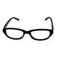 thumbnail image 2 of Jones New York Women Black Petite Rectangle Plastic Eyewear Frame J218 47mm, 2 of 5