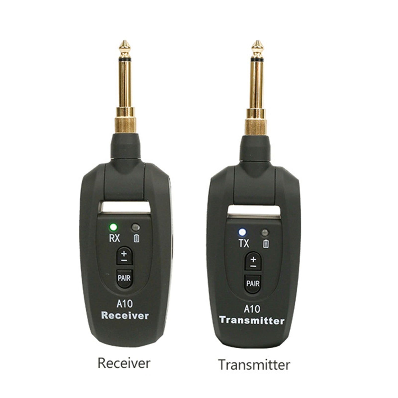GUYUTING Wireless Guitar Transmitter Receiver 280° Rotating Plug Type-C Charge for Electric Guitar Bass Performance Part