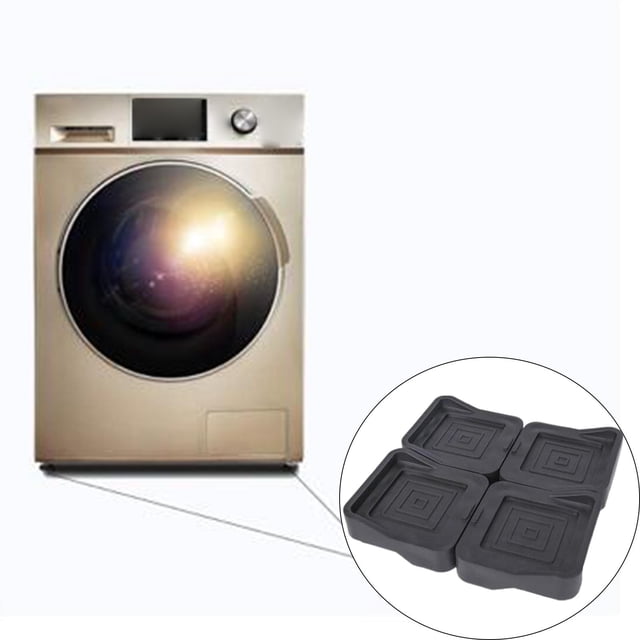 4 Uds Almohadillas antivibración Macarena Base estable para lavadora antideslizante resistente al Ruido