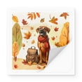 thumbnail image 2 of Welcome Fall Rhodesian Ridgeback Enjoys School Time Autumn Fall Leaves Vinyl Sticker Ridgebacks Dog Lover Gifts Waterproof Decal Art Decor - 02013, 2 of 5