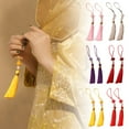 thumbnail image 2 of PENGXIANG Pendentifs à Franges avec Lanière Lavable Toucher Confortable Inaltérable Nœud Chinois Ornements à Franges pour la Maison, 2 of 12