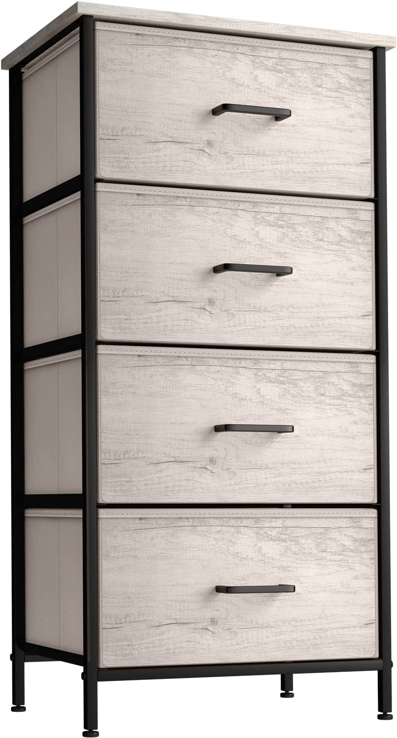 Sorbus Tall Fabric Storage Dresser - Stand Up Tower of Drawers for Bedroom, Dorm, Closet, Living Room, Entryway, & More - Skinny Nightstand Organizer