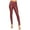 Burgundy, variant on Moa Collection Women's Faux Leather Stretch Comfy Soild Fashion Leggings Pants