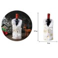 thumbnail image 3 of Cubierta de botella de vino de Navidad, decoración del hogar de Navidad cubierta de botella de vino, decoración de mesa de Navidad cubierta de botella de vino, para decoración de botella de vino de Na, 3 of 5
