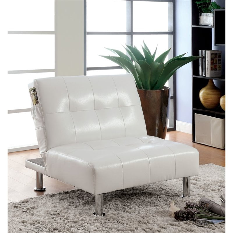 Featured image of post White Faux Leather Accent Chair - One (1) accent chair material: