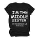 thumbnail image 5 of Gibobby Casual Playera de Manga Corta para Mujer Camiseta estampada de manga superior para mujer, camiseta informal corta con letras para mujer(Negro,G), 5 of 5