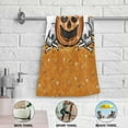 thumbnail image 6 of Dreamtimes Happy Halloween Hand Towel Set of 2 Pumpkin Skull Microfiber Towel Soft Absorbent Larger Fingertip Face Tea Towel Fast Drying Washcloth for Bathroom Spa Home Decor, 6 of 7