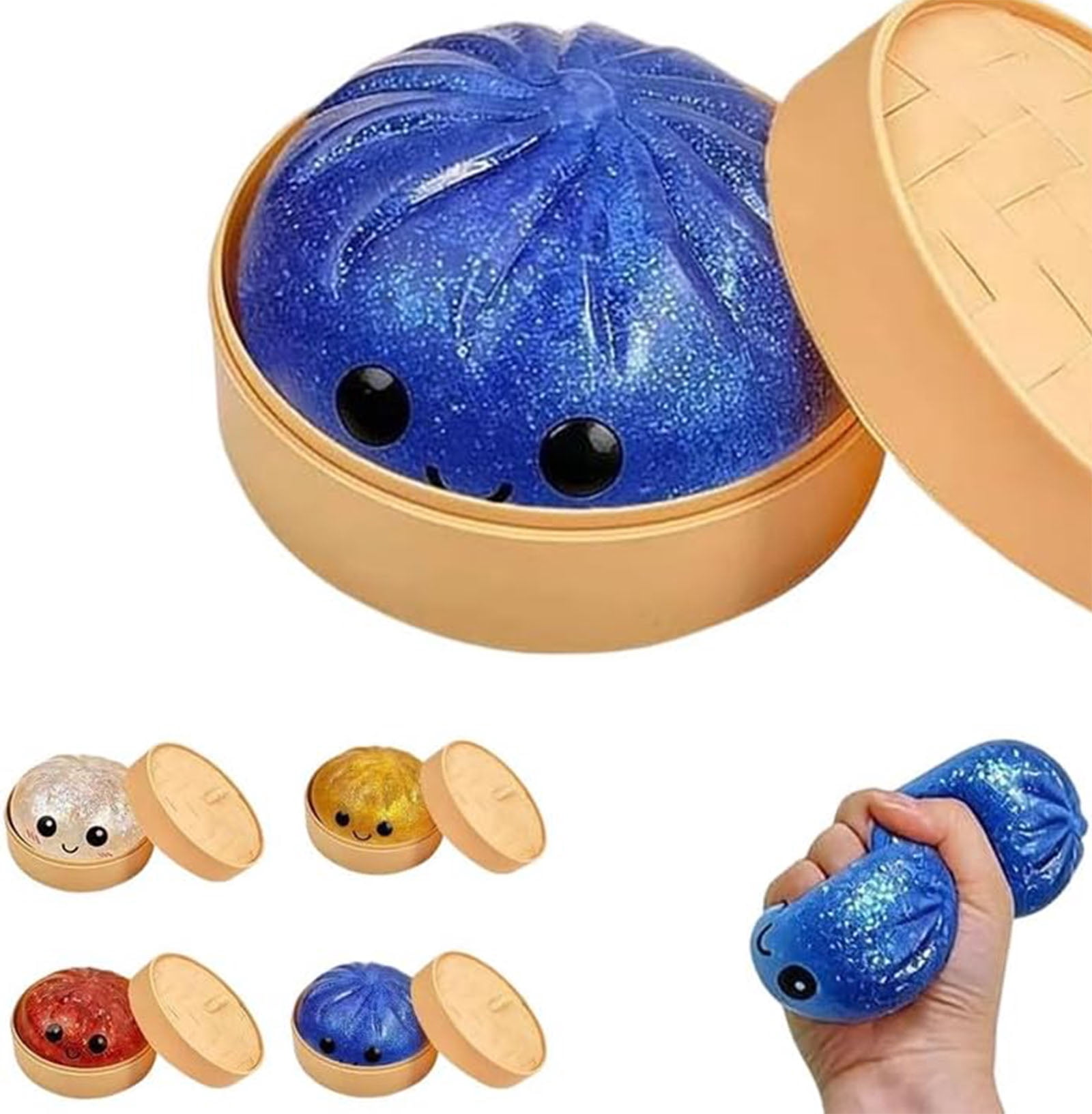 Muñeco interactivo My Squishy Little Dumplings, malvavisco, bonito Dumpling dorado con sonido y luz, juguet interactivos electrónicos - AliExprs 26 Muñeco interactivo My Squishy Little Dumplings, malvavisco, bonito Dumpling dorado con sonido y luz, juguet interactivos electrónicos - AliExprs 26