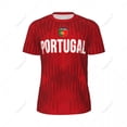 thumbnail image 2 of Unisex Portugal Flag 3D Printed T-shirt Fans Mesh tshirt For Running Bike Soccer Tennis Fitness Sports Exclusive, 2 of 11