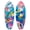 Colorful Sealife, variant on Notoriart Retro Coastal Art Coastal Acrylic Wall Art Easy-to-Hang, 2 panel 13" x 37", Seashells Skimboard Set