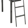 thumbnail image 4 of Contemporary Metal Loft Bed with Desk, Black and Silver, 4 of 5