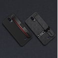 thumbnail image 2 of LYM-Phone Case For BLU View3/B140DL, Waterproof Soft case Wrist Strap Kickstand Anti-dust Masculine Dirt-resistant Silicone Nature Geometry Personality Durable Fashion Design Wristband, 2 of 9