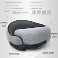 thumbnail image 3 of Almohada de espuma viscoelástica en forma de U que se puede almacenar Almohada en forma de U Almohada para el cuello Almohada para viajes en avión Almohada para la siesta Almohada para el cuello, 3 of 5