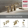 thumbnail image 3 of Delta 79435-CZ Linden, Double Robe Hook, Champagne Bronze, 3 of 6