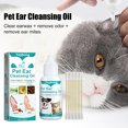 thumbnail image 2 of Limpiador de orejas de perro de 30ml, elimina los ácaros, aceite desodorante para orejas de gato, mantiene los canales limpios, juego de lavado de orejas de gato, antigarrapatas para suministros de limpieza de mascotas Hugtrwg Para estrenar, 2 of 9