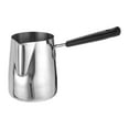thumbnail image 1 of Uxcell Coffee Pot, 20oz/600ml Stainless Steel Coffee Warmer Coffee Maker Coffee Heating Melting Milk Pot with Spout, 1 of 5