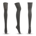 thumbnail image 3 of Cheers.US 1Pair Thigh High Socks Over The Knee Socks for Women Boot Sock Winter Leg Warmer High Stocking Long Knit, 3 of 4