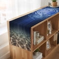 thumbnail image 6 of Table Runners 72 Inches Long Dress Scarves, Navy Blue Ocean Waves Farmhouse Kitchen/Dining Table Runner, Coffee Tablerunners, Summer Beach Coastal Abstract 16x72 Inch, 6 of 9