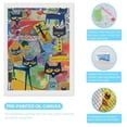thumbnail image 3 of Pete The Cat Picture Paintings Canvas Diamond Art Prints Wall Hang Decoration Home Game Gifts, 3 of 8