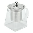 thumbnail image 3 of Tetera De Vidrio, Tetera De Vidrio Transparente, Tetera Resistente Al Calor, Tetera Apta Para Estufa, Jarra Infusora De Té, Tetera Con Filtro De Malla Extraifle Para Hotel DE, 3 of 7