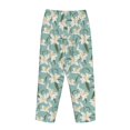 thumbnail image 5 of Daiia Lilies Flowers Women's Sleep Pant with Pockets and Drawstring,Pajama Pants-Large, 5 of 9