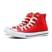 Converse Trainer Women High/Low Tops Chuck Taylor All Star Canvas Shoes Red 6.5-10 Size