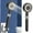Black390, variant on Tuvgenk Handheld Shower Head Rv High Pressure Detachable Shower Head 5 Spray Modes Black Replacement Plastic for Home Bathroom