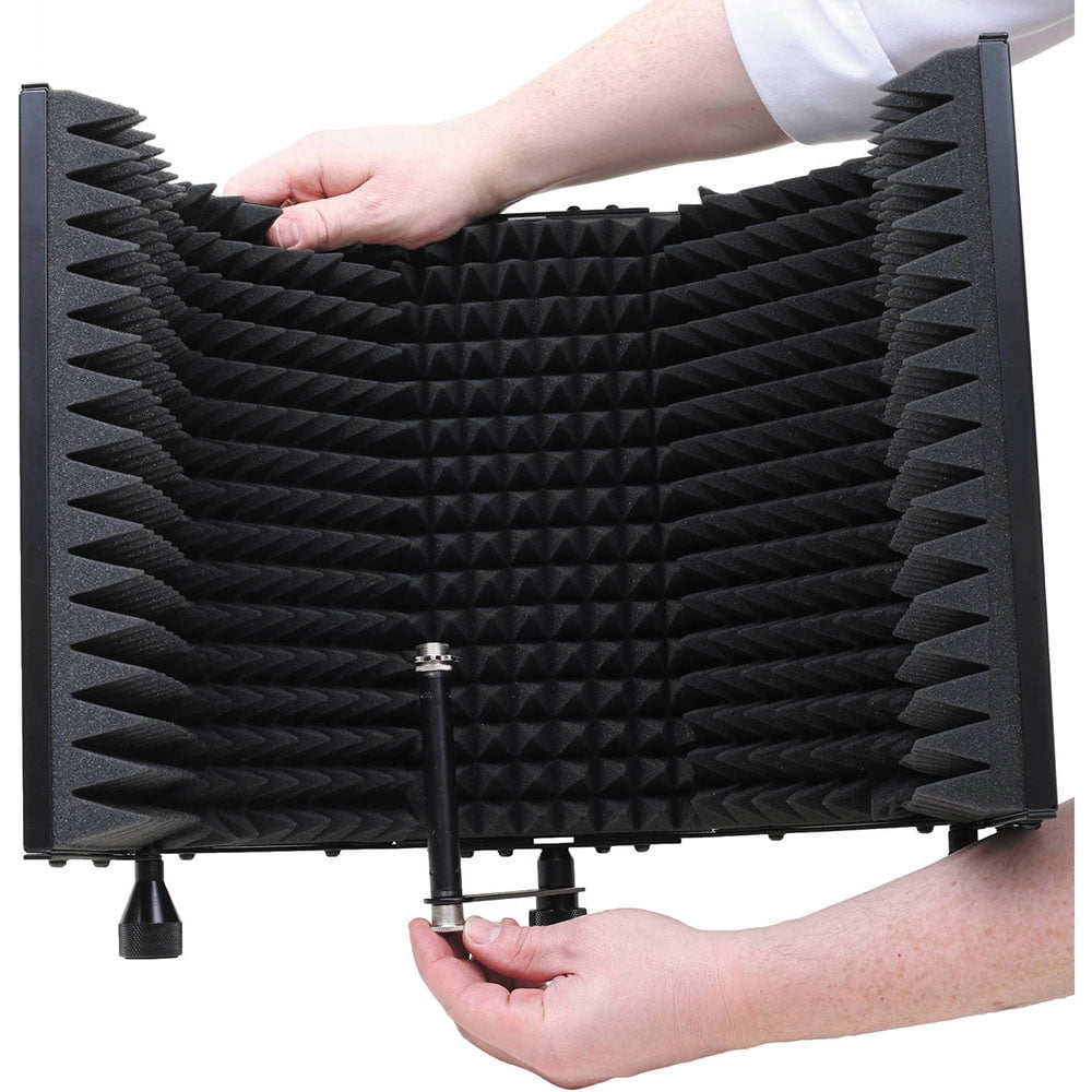 RODE NT2-A Large-Diaphragm Multipattern Condenser Microphone Bundle with Auray RF-5P-B Reflection Filter (Metal) and Auray RFMS-580 Filter Mic Stand