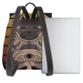 thumbnail image 3 of Disketp Pug dog Yoga Mochila de Cuero para Mujer, Bolso de Espalda Antirrobo con Estilo para Viaje, Trabajo y Uso Diario, 3 of 4
