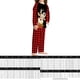 thumbnail image 2 of Conjunto De Pijamas De 2 Piezas Conjunto de pijama familiar de 2 piezas Conjunto informal de manga larga con estampado de alce y pantalones Traje diario Ygjytge Chica Rojo 7-8T para Niño, 2 of 5